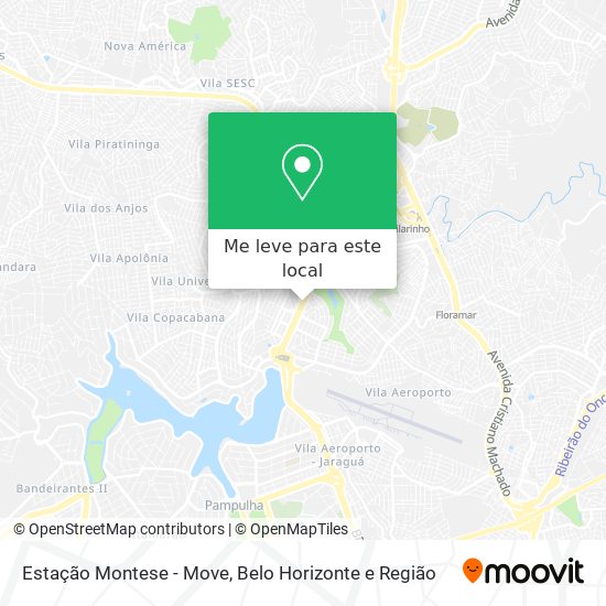 Estação Montese - Move mapa