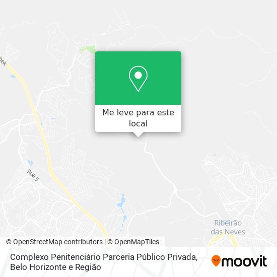 Complexo Penitenciário Parceria Público Privada mapa