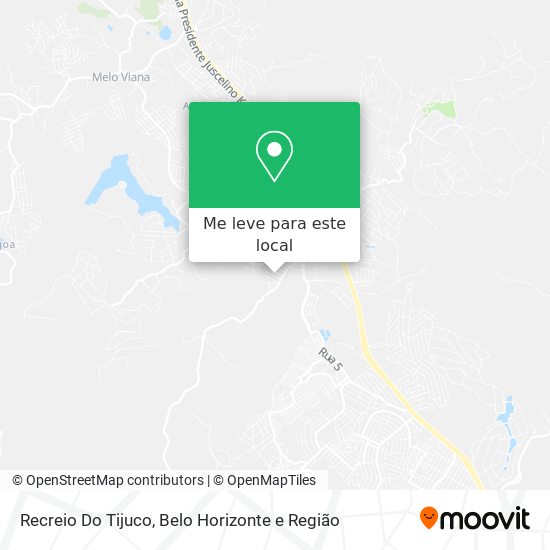 Recreio Do Tijuco mapa