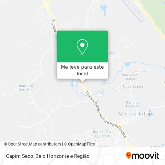 Capim Seco mapa