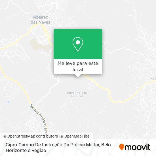 Cipm-Campo De Instrução Da Polícia Militar mapa