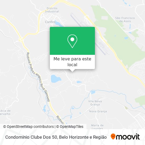 Condomínio Clube Dos 50 mapa