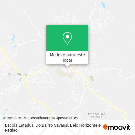 Escola Estadual Do Bairro Savassi mapa