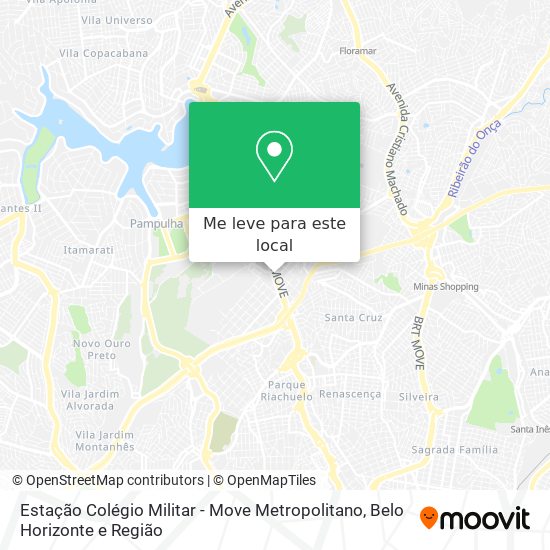 Estação Colégio Militar - Move Metropolitano mapa