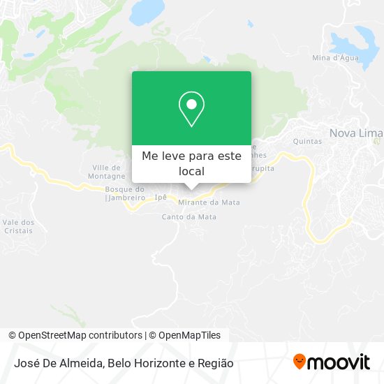 José De Almeida mapa