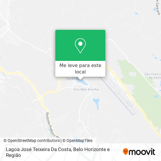 Lagoa José Teixeira Da Costa mapa