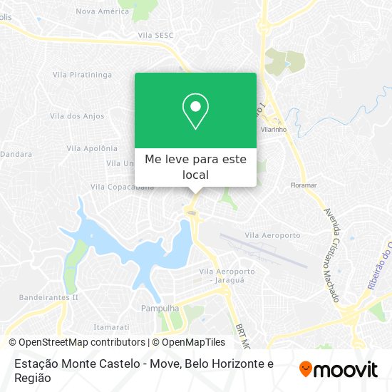 Estação Monte Castelo - Move mapa