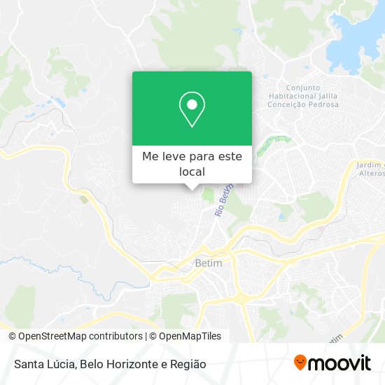 Santa Lúcia mapa