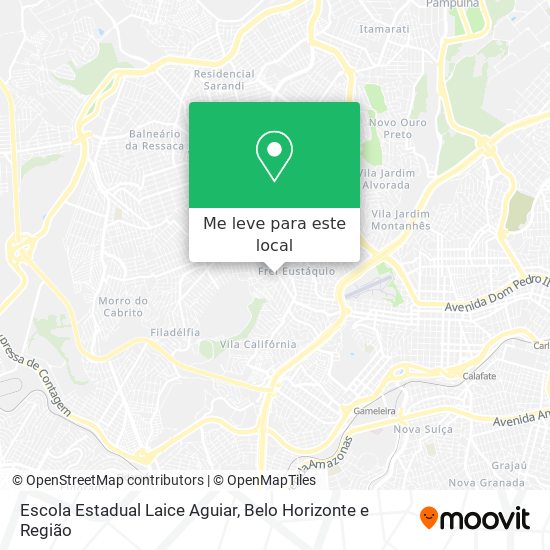 Escola Estadual Laice Aguiar mapa