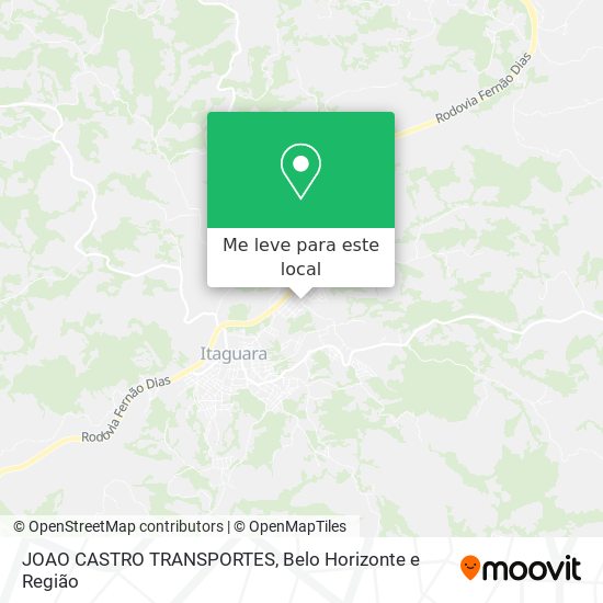 JOAO CASTRO TRANSPORTES mapa
