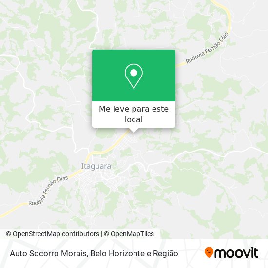 Auto Socorro Morais mapa