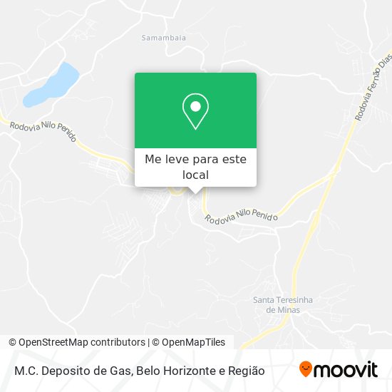 M.C. Deposito de Gas mapa
