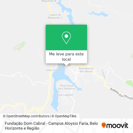Fundação Dom Cabral - Campus Aloysio Faria mapa