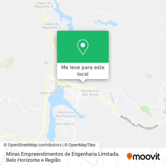 Minas Empreendimentos de Engenharia Limitada mapa