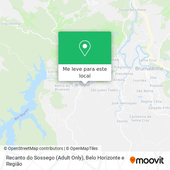 Recanto do Sossego (Adult Only) mapa