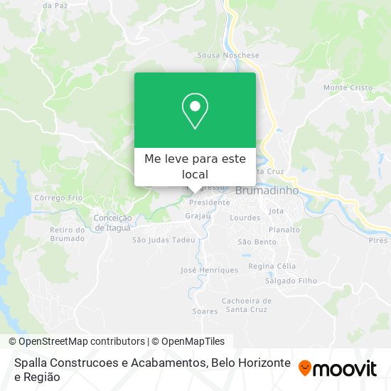 Spalla Construcoes e Acabamentos mapa