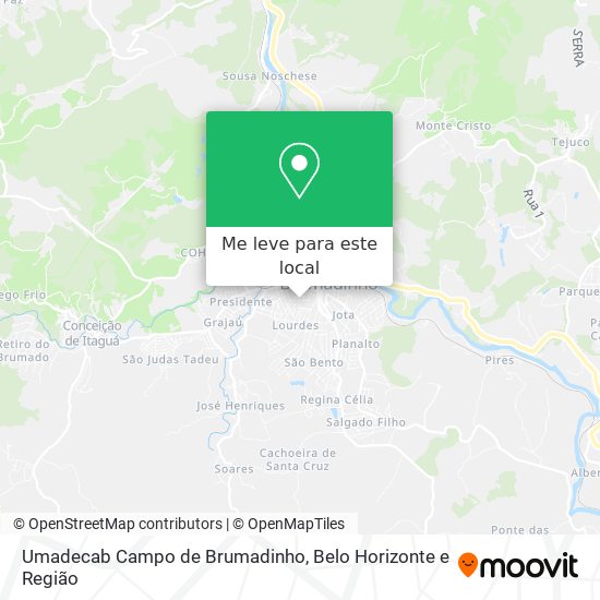 Umadecab Campo de Brumadinho mapa