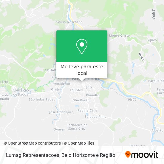 Lumag Representacoes mapa