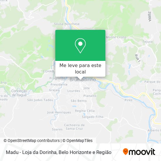 Madu - Loja da Dorinha mapa