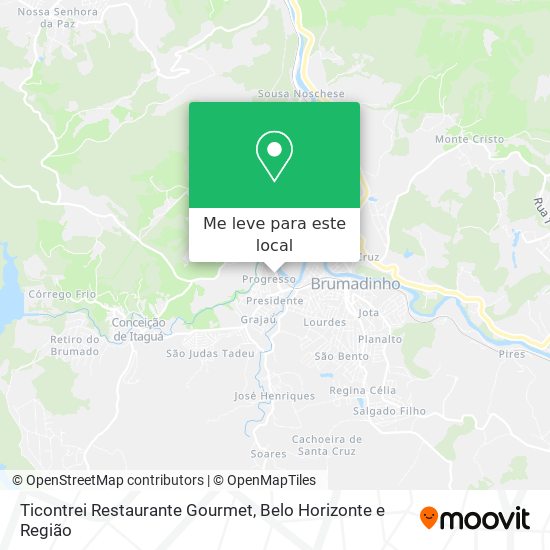 Ticontrei Restaurante Gourmet mapa