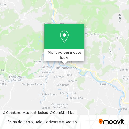 Oficina do Ferro mapa
