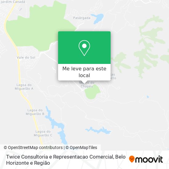 Twice Consultoria e Representacao Comercial mapa