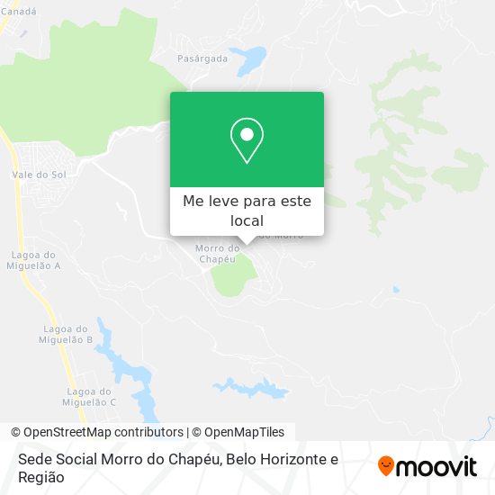 Sede Social Morro do Chapéu mapa