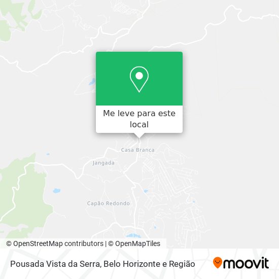 Pousada Vista da Serra mapa