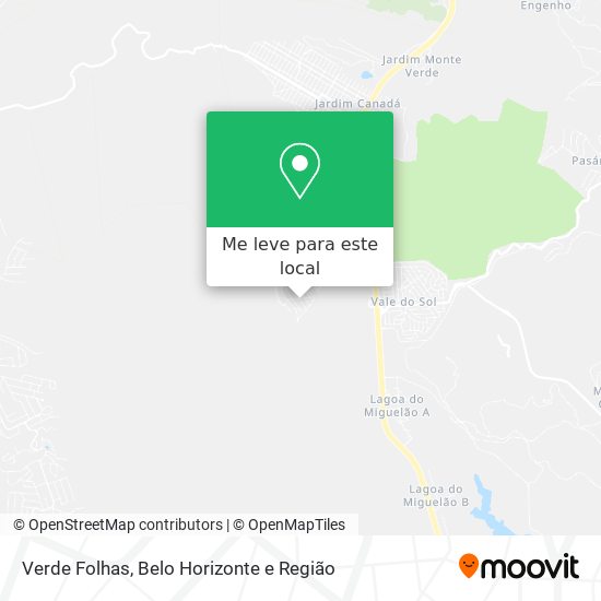 Verde Folhas mapa