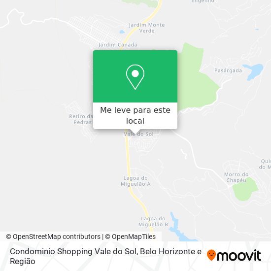 Condominio Shopping Vale do Sol mapa