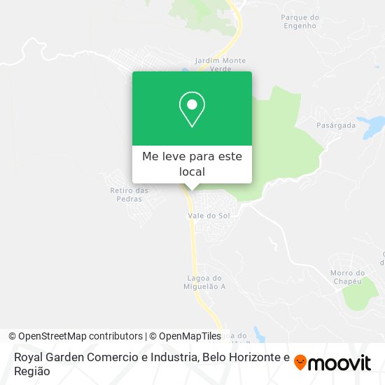 Royal Garden Comercio e Industria mapa