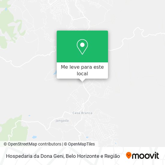 Hospedaria da Dona Geni mapa