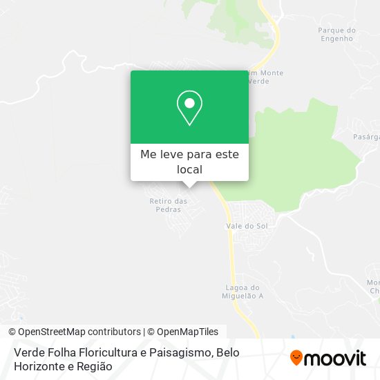 Verde Folha Floricultura e Paisagismo mapa