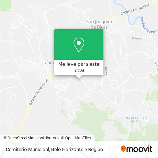 Cemitério Municipal mapa
