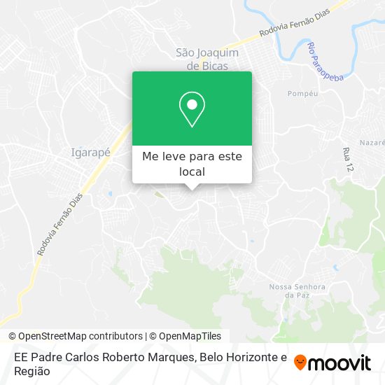EE Padre Carlos Roberto Marques mapa