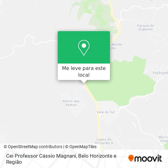 Cei Professor Cássio Magnani mapa