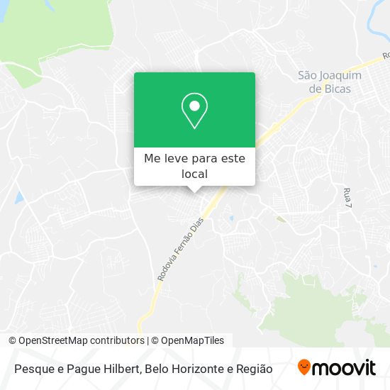 Pesque e Pague Hilbert mapa