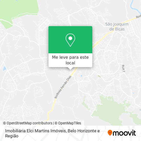 Imobiliária Elci Martins Imóveis mapa