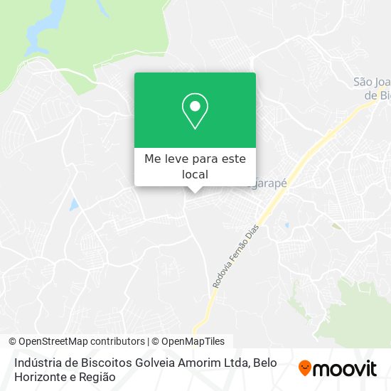 Indústria de Biscoitos Golveia Amorim Ltda mapa