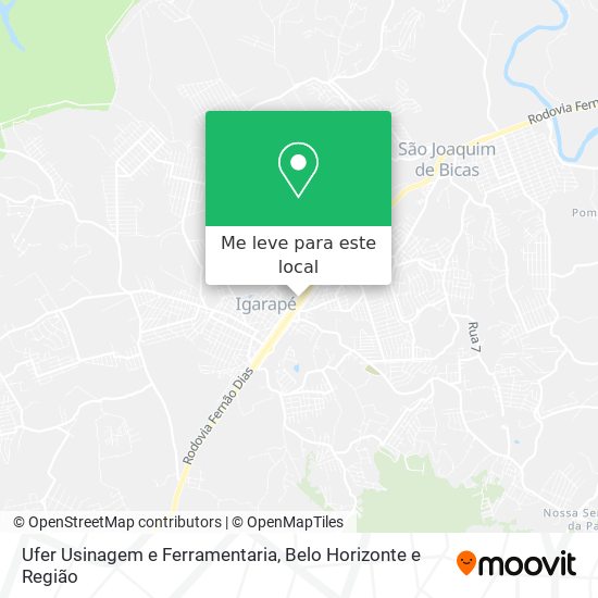 Ufer Usinagem e Ferramentaria mapa