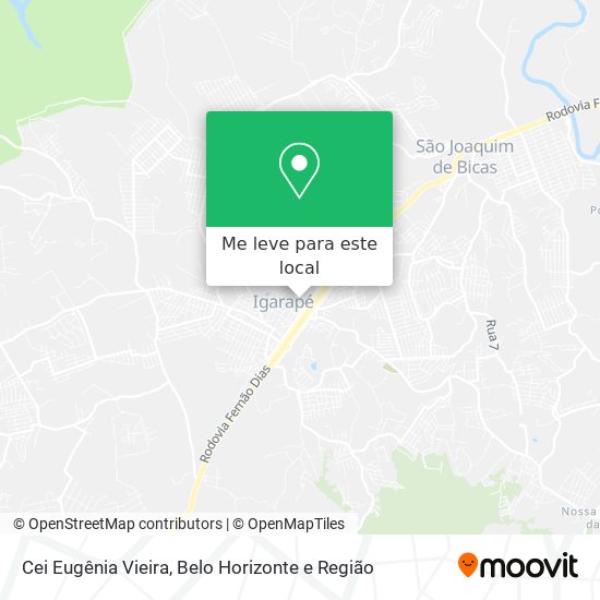 Cei Eugênia Vieira mapa