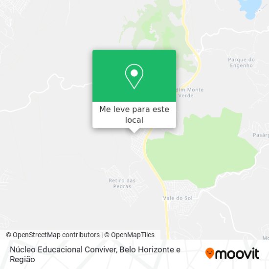 Núcleo Educacional Conviver mapa