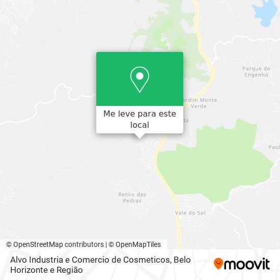 Alvo Industria e Comercio de Cosmeticos mapa