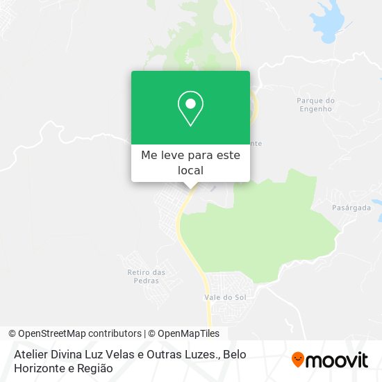 Atelier Divina Luz Velas e Outras Luzes. mapa