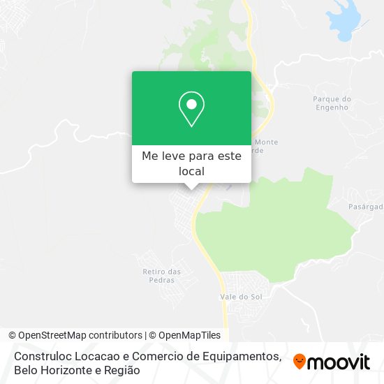 Construloc Locacao e Comercio de Equipamentos mapa