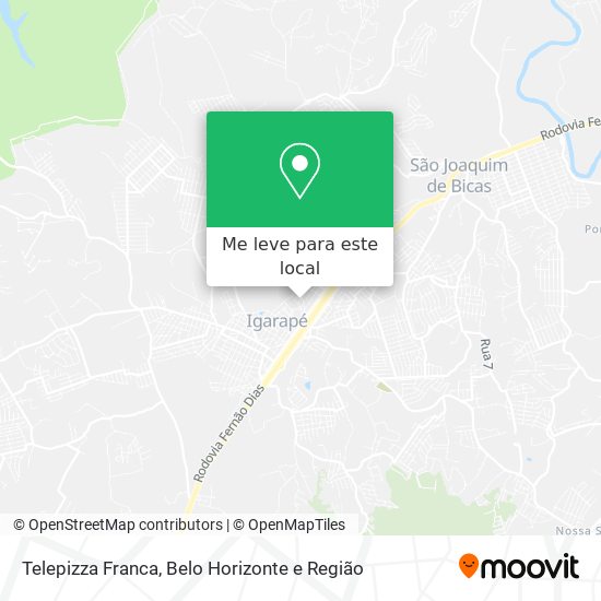 Telepizza Franca mapa
