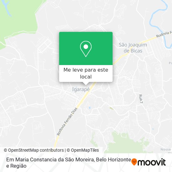 Em Maria Constancia da São Moreira mapa