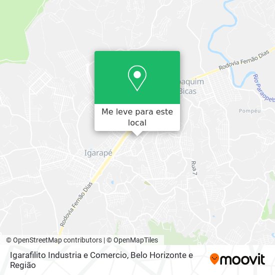 Igarafilito Industria e Comercio mapa
