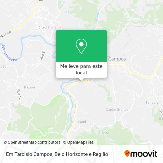 Em Tarcisio Campos mapa
