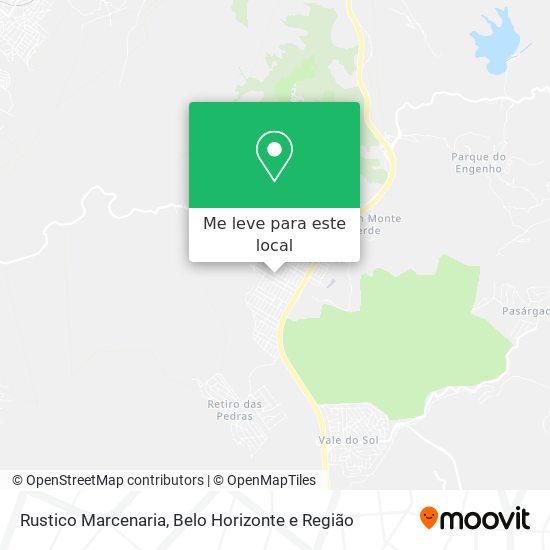 Rustico Marcenaria mapa